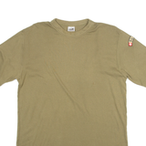 Mens T-Shirt Brown L