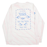 VANS Premium Womens T-Shirt Pink Long Sleeve 90s M