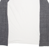 Franklin Marshall Varsity Womens T-Shirt Grey Long Sleeve USA L