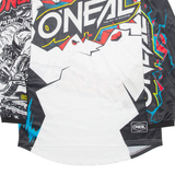 O'NEAL MX Mens T-Shirt White Long Sleeve M