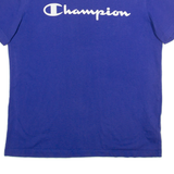 CHAMPION Mens T-Shirt Blue M