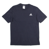 ADIDAS Mens T-Shirt Blue S