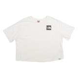 THE NORTH FACE Cropped Womens T-Shirt Cream L