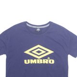 UMBRO Cropped Womens T-Shirt Blue M