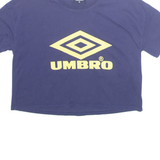UMBRO Cropped Womens T-Shirt Blue M