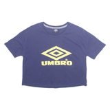 UMBRO Cropped Womens T-Shirt Blue M