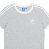 ADIDAS Womens T-Shirt Grey XS