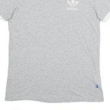 ADIDAS Womens T-Shirt Grey XS