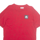 KAPPA Mens T-Shirt Red L