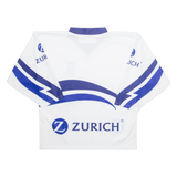 ZURICH Ice Hockey Mens T-Shirt White V-Neck S