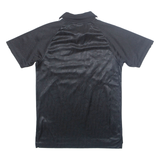 ADIDAS Deutscher Mens Football Shirt Jersey Black Collared S