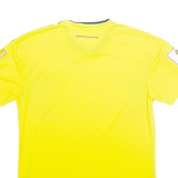 ADIDAS Columbia Mens Football Shirt T-Shirt Yellow M