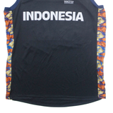 Fiba World Cup Mens Vest Black Sleeveless V-Neck L