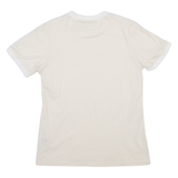 ADIDAS Womens T-Shirt Cream UK 12