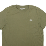 CALVIN KLEIN JEANS Mens T-Shirt Green M
