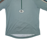 RIFF & RAFF Cycling Mens Jersey Grey 1/4 Zip L