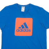 ADIDAS Mens T-Shirt Blue M
