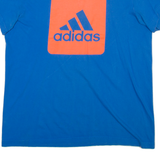 ADIDAS Mens T-Shirt Blue M