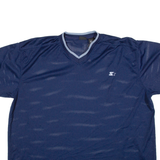STARTER Mens T-Shirt Blue V-Neck 3XL