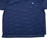 STARTER Mens T-Shirt Blue V-Neck 3XL