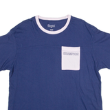 CHAMPION Mens T-Shirt Blue L