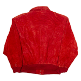 ST JOHNS BAY Mens Jacket Red Leather L