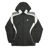 ADIDAS Mens Shell Jacket Black  Hooded S