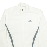 ADIDAS Mens Track Jacket White  M