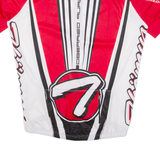 THOEMUS Full Zip Cycling Jersey Mens Jersey Red 3XL