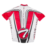 THOEMUS Full Zip Cycling Jersey Mens Jersey Red 3XL