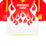 OCHSNER HOCKEY Postfinance Trophy Mens Jersey Red Long Sleeve USA V-Neck S