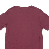 ELLESSE Mens T-Shirt Maroon Crew Neck M
