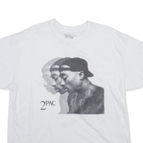 2PAC Mens Band T-Shirt White XL