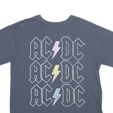 AC DC Womens Band T-Shirt Grey M
