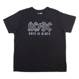AC DC Mens Band T-Shirt Black L