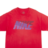 NIKE Mens T-Shirt Red L