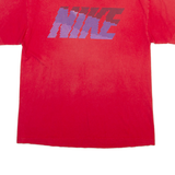 NIKE Mens T-Shirt Red L