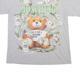 MOSCHINO Mens T-Shirt Grey L