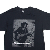 GILDAN Tristen Gressett Mens Band T-Shirt Black L