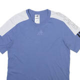 ADIDAS Mens T-Shirt Blue S