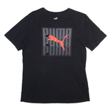 PUMA Mens T-Shirt Black L