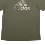 ADIDAS Mens T-Shirt Green M