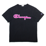 CHAMPION Mens T-Shirt Black M