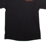 HANES Mens T-Shirt Black M