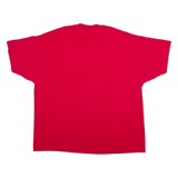HANES Mens T-Shirt Red 2XL