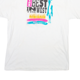 HANES Mens T-Shirt White L