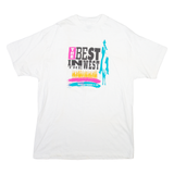 HANES Mens T-Shirt White L