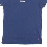 LEVI'S Mens T-Shirt Blue Crew Neck XS