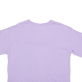 CHAMPION Womens T-Shirt Purple Crew Neck XL
