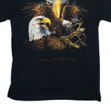 GILDAN Eagles Alaska Mens T-Shirt Blue USA S